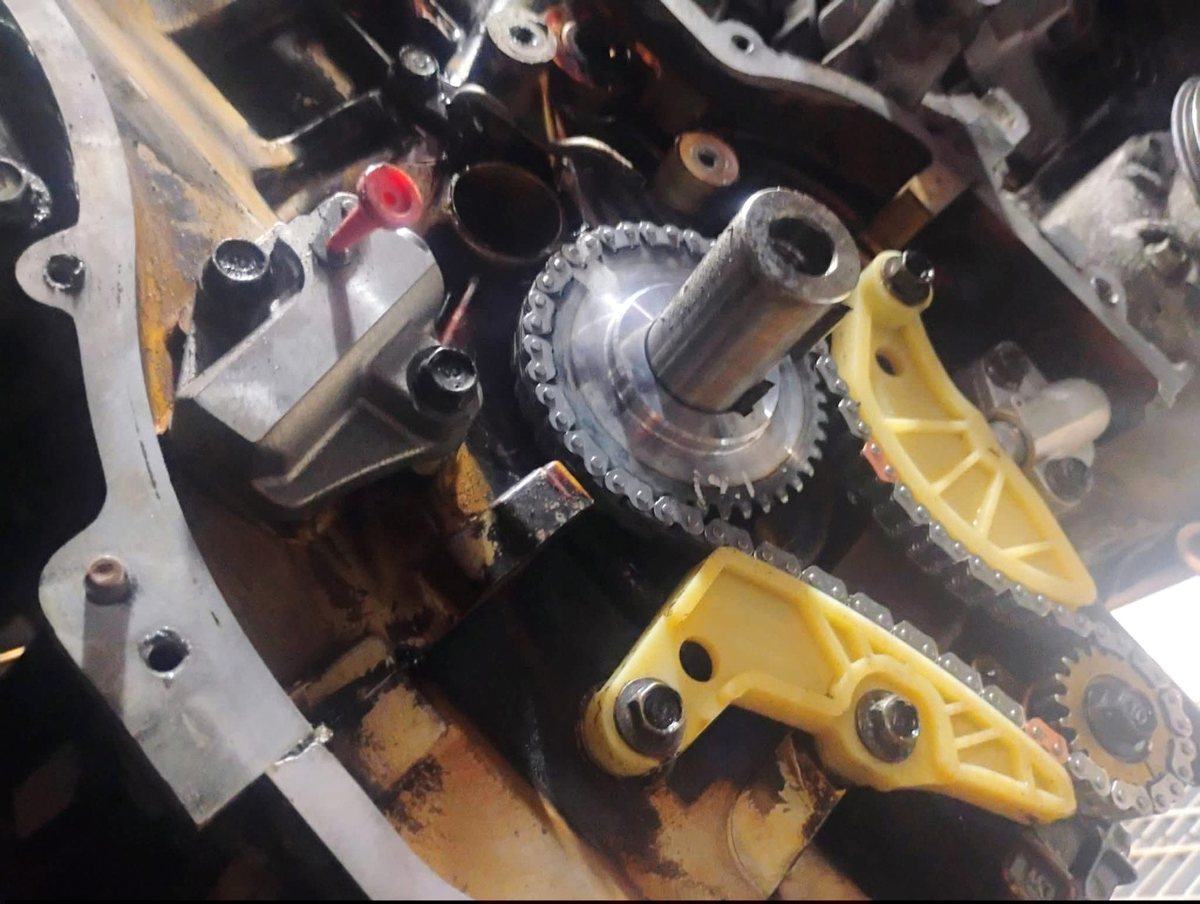 Internal engine timing repair